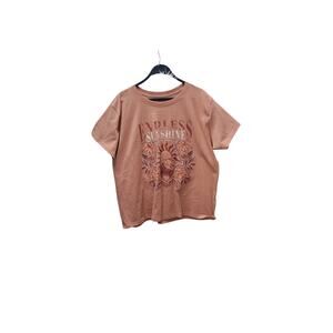 Roxy endless sunshine graphic short sleeve crew neck womens top Size: XL